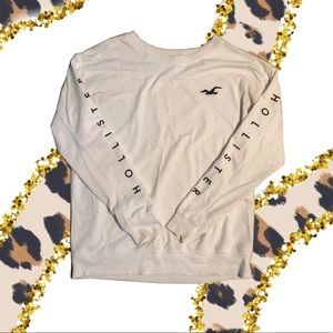 Hollister white long sleeve T-shirt